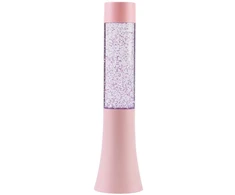 iTotal - Platėjančios blizgučių lempos - Pastelinės rožinės spalvos - 33,5 cm