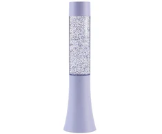 iTotal - Platėjančios blizgučių lempos - Pastelinės violetinės spalvos - 33,5 cm