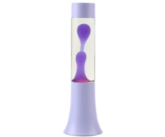 iTotal - Platėjančios formos lavos lempa - Pastelinės violetinės spalvos (XL2988)
