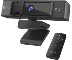 J5create – USB 4K Ultra HD internetinė kamera su 5 kartų skaitmeniniu priartinimu ir nuotolinio valdymo pultu