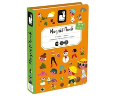 Janod - Magneti'Book - 4 metų laikai - 115 magnetų (LKJ2721)