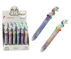 Lean Toys Vienaragio Rašiklis su 10 Spalvų