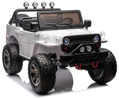 Lean Cars Akumuliatorinis automobilis vaikams Star JH-102, baltos spalvos
