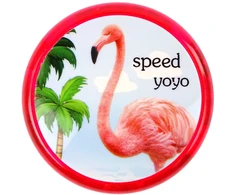 Lean Toys Yoyo su flamingais, rožinė