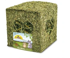 Jr Farm - Šieno kubas su miltiniais sliekais - 12 x 12 cm
