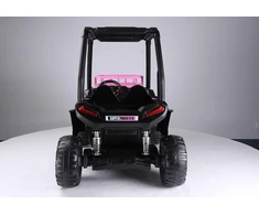 JS360-1 rožinis baterijomis maitinamas automobilis