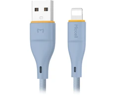 Kabelis USB-A - „Lightning“ Miccell VQ-D06 laidas, 2.4A, 1m, mėlynas