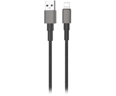 Kabelis USB-A - „Lightning“ Miccell VQ-D34 laidas, 2.4A, 1.2m, juodas
