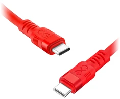 Orno Kabelis USB-C - USB-C eXc WHIPPY Pro laidas, 0,9 m, 100 W, greitas įkrovimas, neoninės spalvos