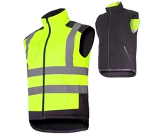 Lahti Pro Kamizelka Dvipusė įspėjamoji liemenė, geltona, "2xl", ce, Lahti