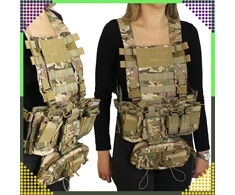 Kamizelka Taktinė karinė liemenė, apsauginė Molle, lengvas Airsoft Asg maišelis