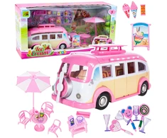 Lean Toys Ledų automobilis rožinis