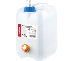 Vandens talpa plastikinėje pakuotėje mėlyna su čiaupu ir muilo dozatoriumi 10 l amio-05146