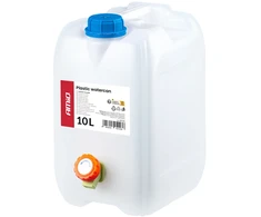 Vandens talpa plastikinėje pakuotėje su čiaupu 10l balta amio-05143