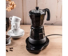 Kavavirė Elektrinis espreso kavos virimo aparatas, 300 ml, juodas, 500 W, klausberg KB-7998