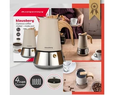 Kavavirė Plieninis espreso kavos virimo aparatas, 200 ml, indukcinis, Klausberg kb-7994