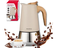 Kavavirė Plieninis espreso kavos virimo aparatas, 450 ml, indukcinis, Klausberg kb-7996