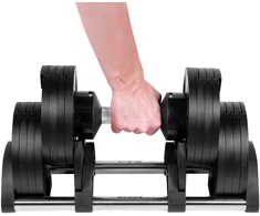 REBEL ACTIVE automatinis ketaus hantelis, 36 kg, 2kg žingsniai