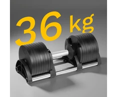 REBEL ACTIVE automatinis ketaus hantelis, 36 kg, 2kg žingsniai