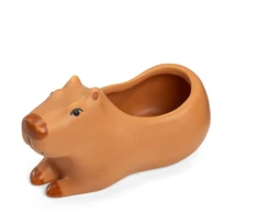 Kikkerland - Cappy the Capybara vazonas, mažas - 11,5 x 6,5 x 6,5 cm