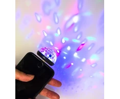 „Kikkerland“ – „Juodas Phone Disco Light“ (US173-BK-EU)
