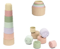 Kinder And Kids Kinder ir vaikams - minkšti guminiai sudedami silikoniniai puodeliai, 32 cm - (K30008)