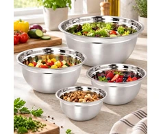 King Hoff Rinkinys 4 misek kuchennych (18,20,24,26 cm), nerūdijantis plienas, kinghoff