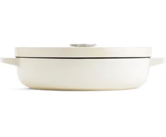 KitchenAid - KA-CI negilus ketaus keptuvės dangčiu - migdolų kremo skonio - 26 cm