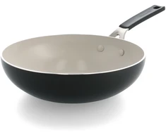 KitchenAid - Spalvotas aliuminio vokas - matinės juodos spalvos - 28 cm