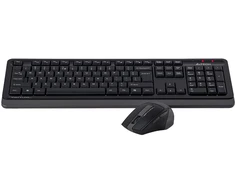 A4Tech FStyler komplektas Klaviatūra ir pelė 2.4G FG1035 RF NANO Pilkas