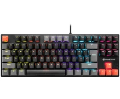 Klaviatūra žaidimams Tracer GameZone Blade 87 su laidu mechaninė su pašvietimu juoda-pilka