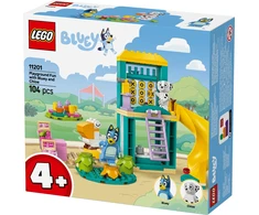 Klocki „Bluey 11201“ mėlyna ir lopas žaidimų aikštelėje