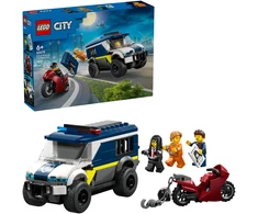 Klocki „Bricks City 60479“ policijos kalėjimo konvojinis furgonas