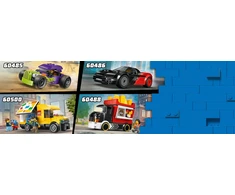 Klocki „Bricks City 60479“ policijos kalėjimo konvojinis furgonas