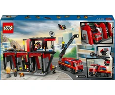 Klocki „City Blocks 60414“ gaisrinė su gaisrine mašina