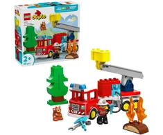 Klocki DUPLO kaladėlės 10473 gaisrinė mašina su žarna ir ugniagesiu