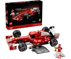 Klocki Ikonos 11375 „Ferrari F2004“ ir Michaelis Schumacheris