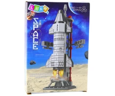 Lean Toys Kosminės Raketos Konstruktorius su Bokštu, 107 dalys