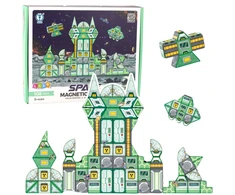 Lean Toys Kosminiai magnetiniai blokeliai 108 vnt.