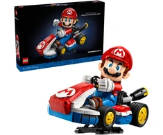 Klocki „Super Mario“ blokeliai 72037, „Mario Kart“, „Mario“ ir „Standard Kart“.