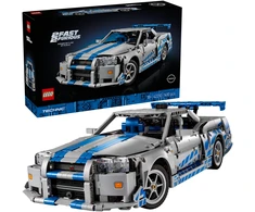Klocki „Technic 42210 Nissan Skyline GT-R“ (R34) iš filmo „Greiti ir įsiutę“