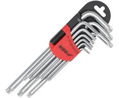 Dedra Torx raktai ilgi T10T50 rinkinys 9vnt CRV