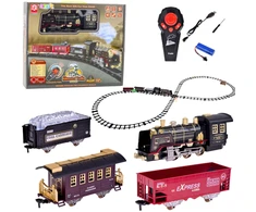 Lean Toys Elektrinis traukinys su pulteliu 22 dalių