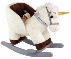 Lean Toys Supamas arkliukas vienaragis 48 cm