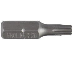 Końcówka 1/4 colio „Torx“ antgalis su skyle t10, ilgis 25 mm, 10 vnt. proline [p]