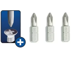 Dedra Atsuktuvo antgaliai Phillips PH1x25mm 3vnt blisteris