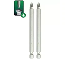 Dedra Atsuktuvo antgaliai Pozidriv PZ2x100mm 2vnt blisteris