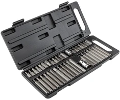 Antgalių rinkinys TOP TOOLS 40 vnt. (Spline, Torx, šešiakampiai)