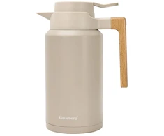 Konferencinis termosas, 2 l, 304 plienas, be BPA, smėlio spalvos, klausberg, kb-9014