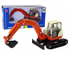 Lean Toys Metalinis ekskavatorius su kilnojamu kranu LeanToys